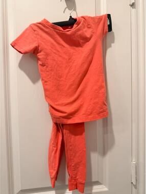 Burt's Bees Kids 4T Orange Snug Fit Pajama Set